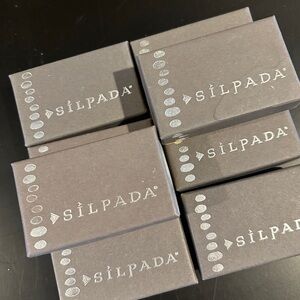 Silpada Set of 8 Jewelry Box Boxes Lot Necklace Bracelet Earring Ring